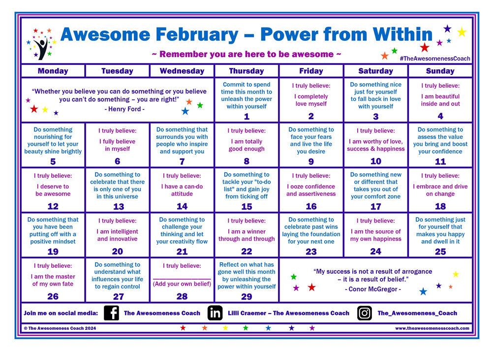 Awesome February - Power From Within